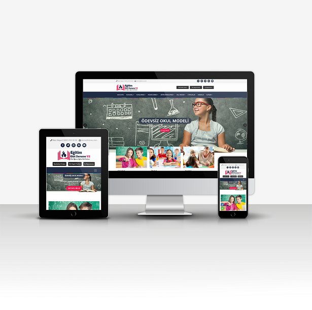Kolej / Kurs / Etüt Merkezi Web Sitesi V2