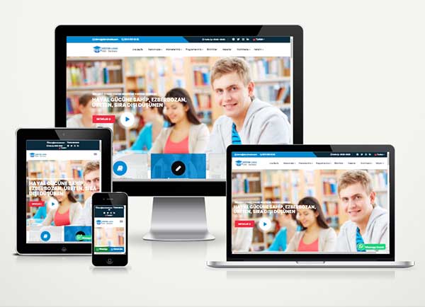 Dershane / Etüt merkezi Web Site Paketi Soft Tice v5.0