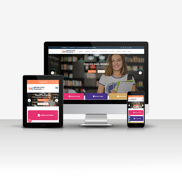 Kolej Okul Eğitim-Etüt-Dershane Web Sitesi V3