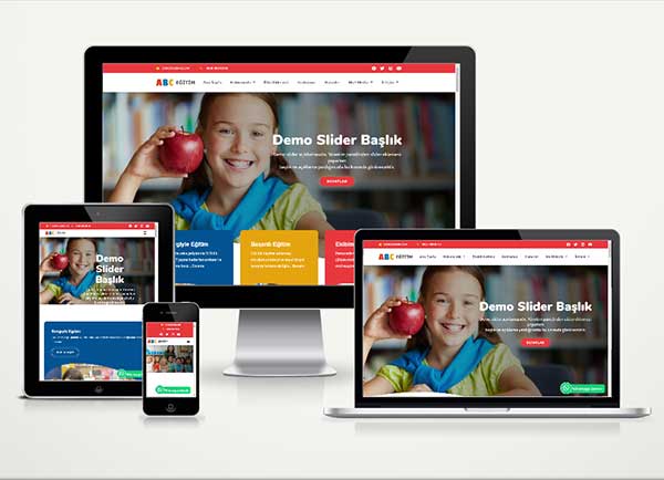 Kreş Anaokulu Web Sitesi Paketi Soft Abc