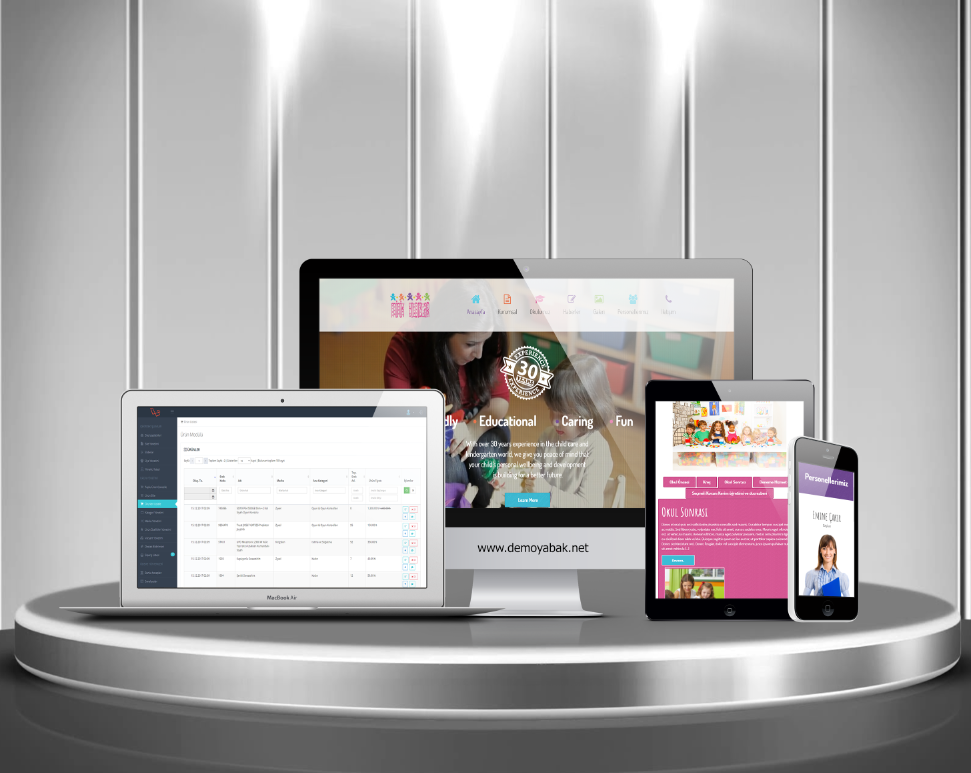 Kolej / Kreş / Eğitim Web Paketi